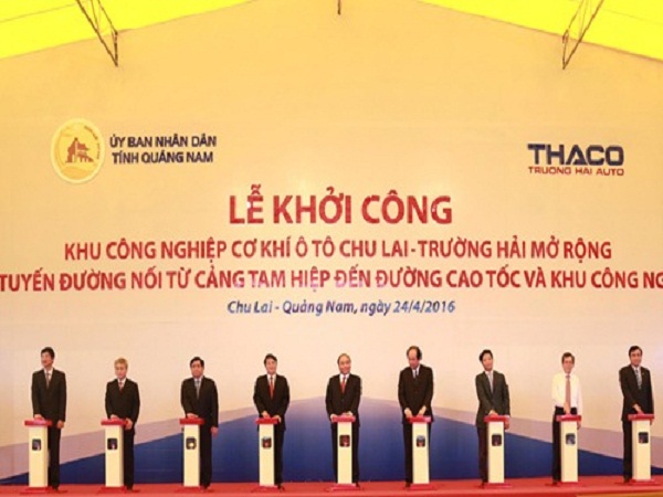 Hơn 30.000 tỷ mở rộng khu công nghiệp ôtô Chu Lai