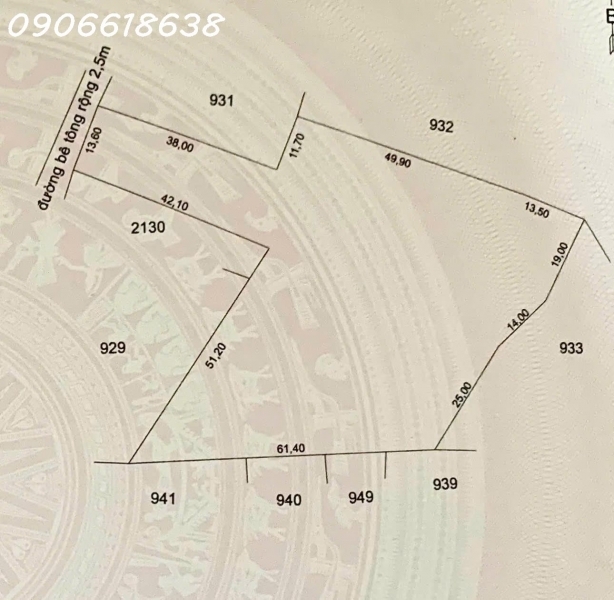 Bán đất CLN 3834m2 ở Ấp Miễu Hội Xã Thạnh Phú Châu Thành Tiền Giang 59 tỷ