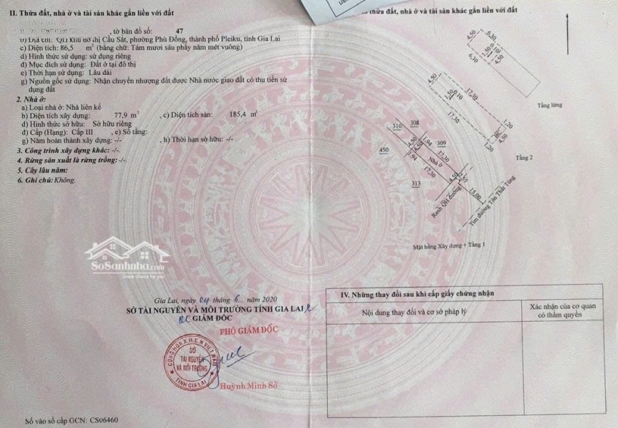 BÁN  NHÀ MẶT TIỀN ĐƯỜNG 30m ĐỐI DIỆN CỔNG BỆNH VIỆN  Đường Tôn Thất Tùng Trà Đa Plei Ku Gia Lai