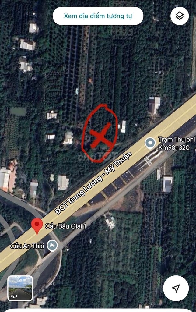 CHÍNH CHỦ BÁN 8200M2 ĐẤT CÓ THỔ CƯ SẴN SỔ TẶNG VƯỜN CÂY ĂN TRÁI TẠI CÁI BÈ-TIỀN GIANG